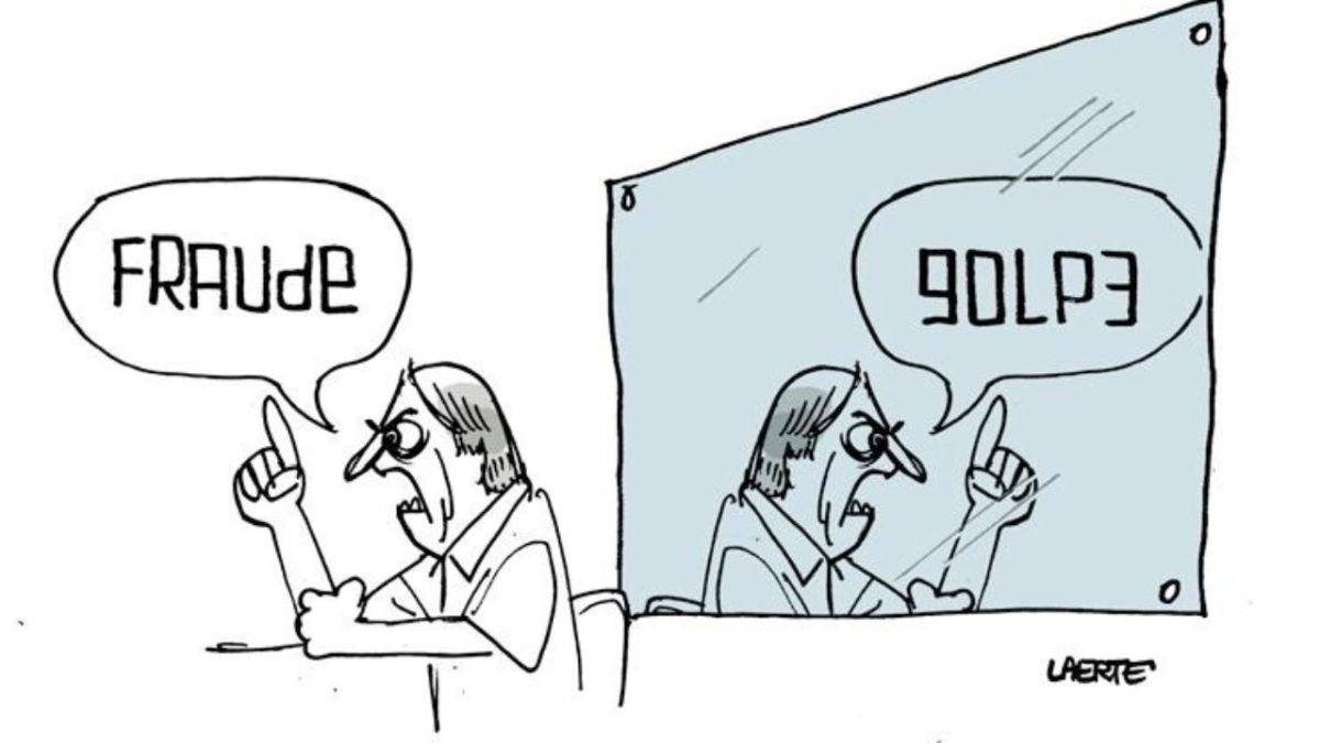 cartoon fraude x golpe